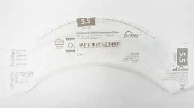 SunDex 1-7363-55 Reinforced Cuffed Endotracheal Tube 5.5mm x 7.8mm